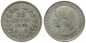 Preview: Niederlande 25 Cents 1896 - Wilhelmina I. - Langhaar